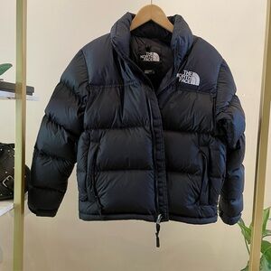 The North Face Black Puffer Jacket with Hood